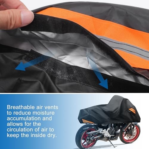 Motorcycle Cover Rain Dust Half Cover Protector for Harley Davidson Cruiser