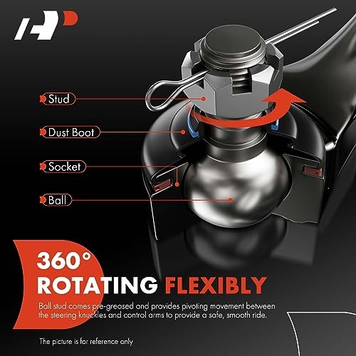 Front Left Forward Lower Control Arm with Ball Joint & Bushing, Compatible