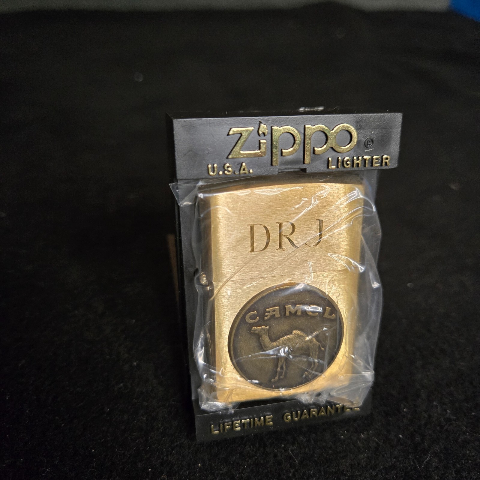 VINTAGE 1932-1992 CAMEL CIGARETTES MEDALLION SOLID BRASS ZIPPO LIGHTER NIB RARE
