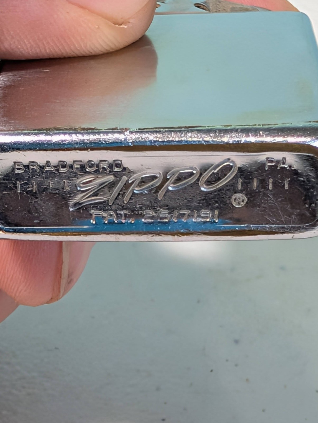 Vintage Zippo Chrome Lighter 1960’s Made In USA