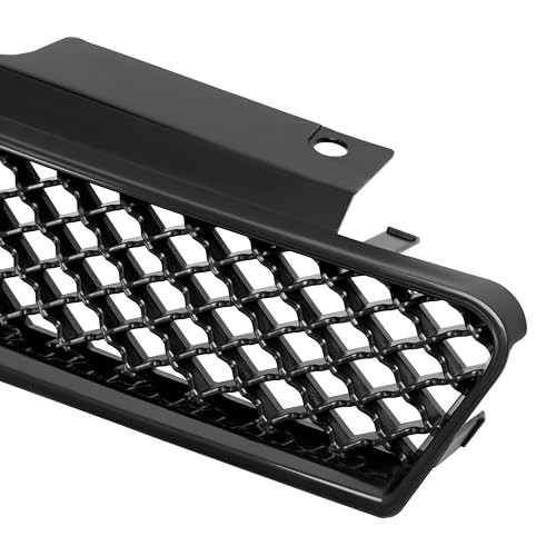Upper & Lower Grille + Fog Lights & Bezels Compatible with 2006-2013 Chevy