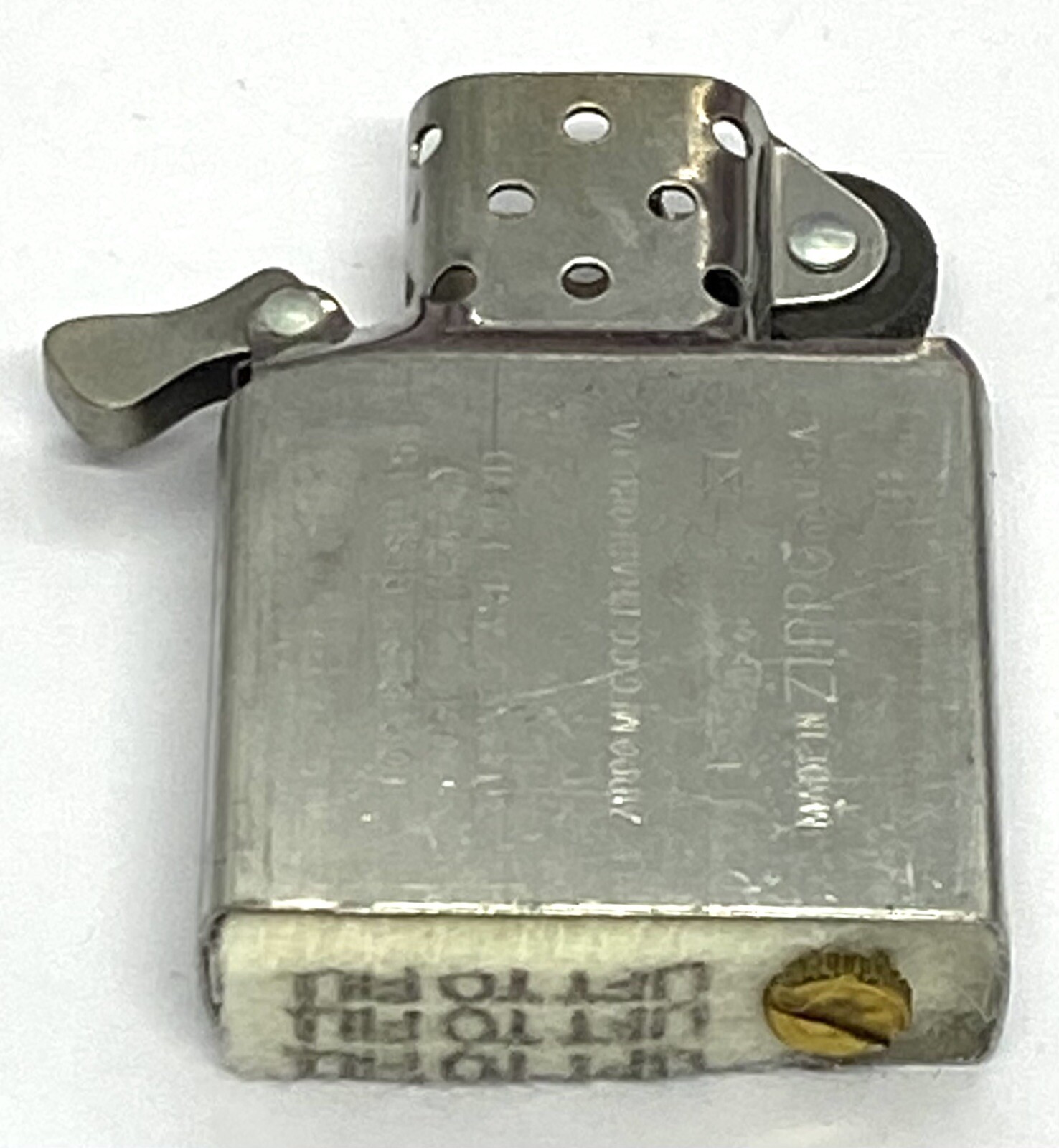 Vintage 1996 Chevy Trucks Zippo Lighter With Box 2.1/4 x 1.5/8 x 0.1/2”