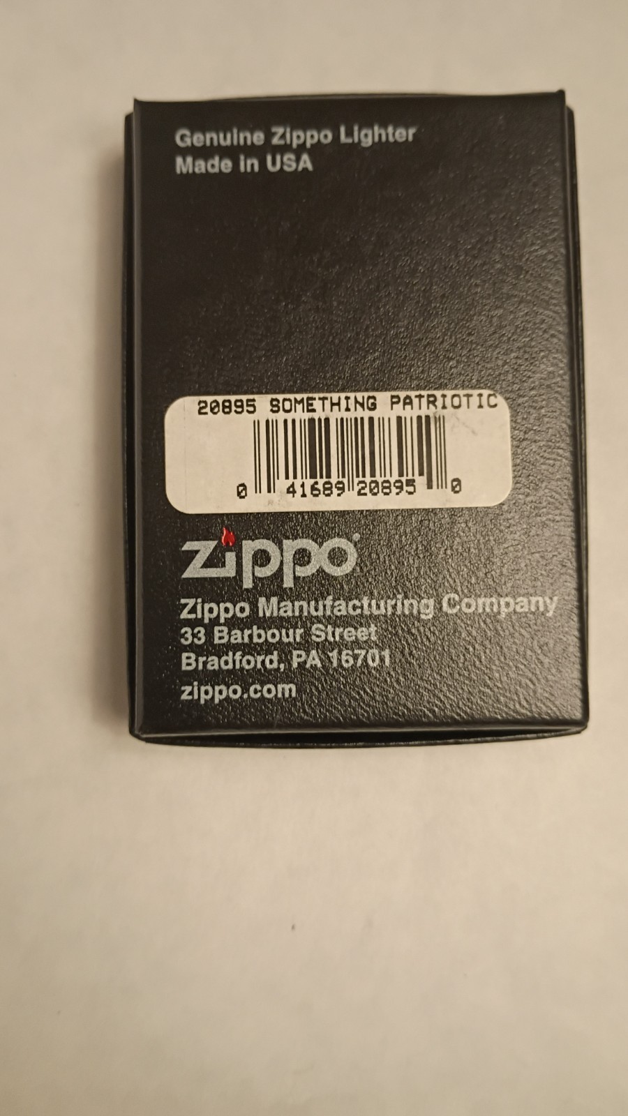 Zippo Lighter Something Patriotic 2006 In Original Packaging Never Fired