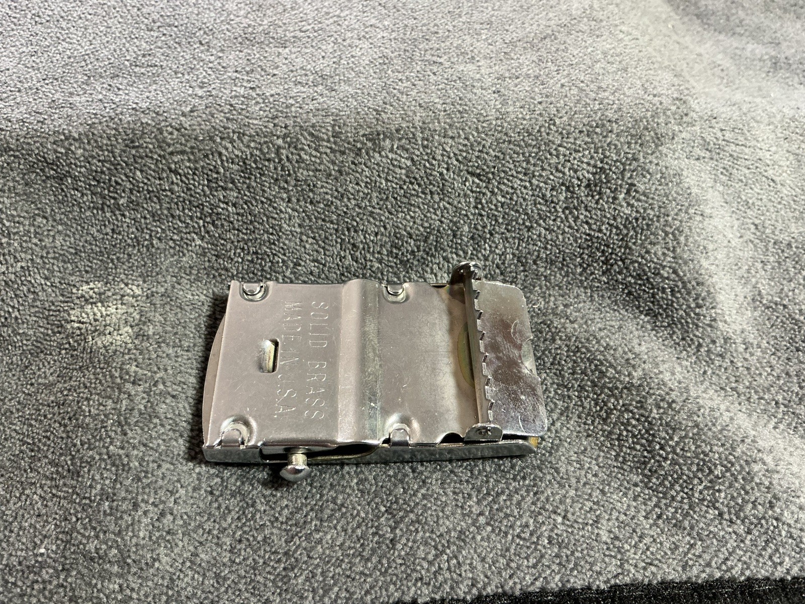 Vintage Zippo Military US Navy U S S Wichita AOR-1 Belt Buckle