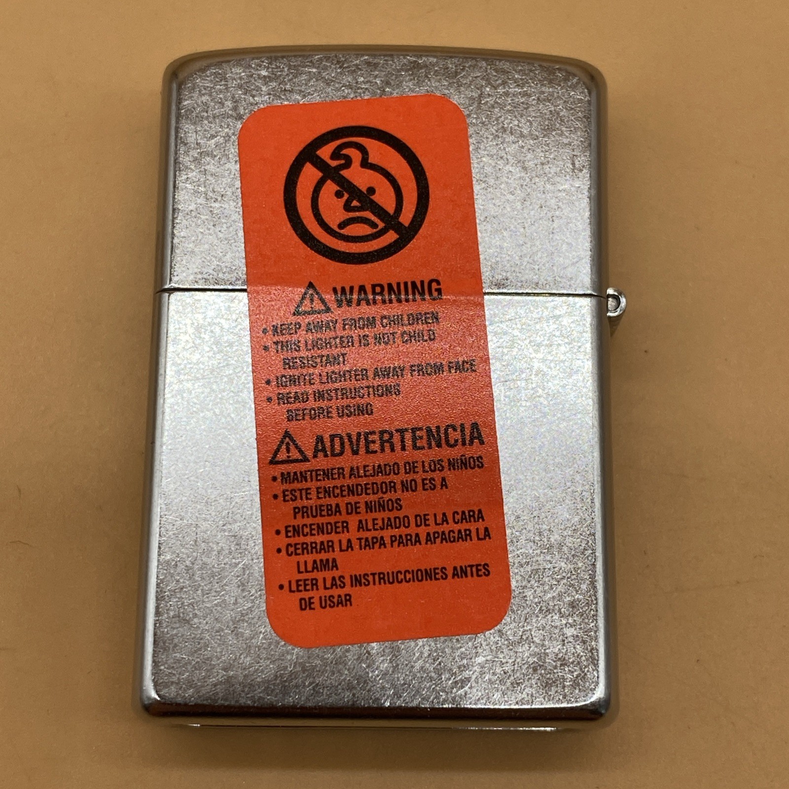 2007 Zippo Lighter Burning Chains Street Chrome Bradford USA New READ