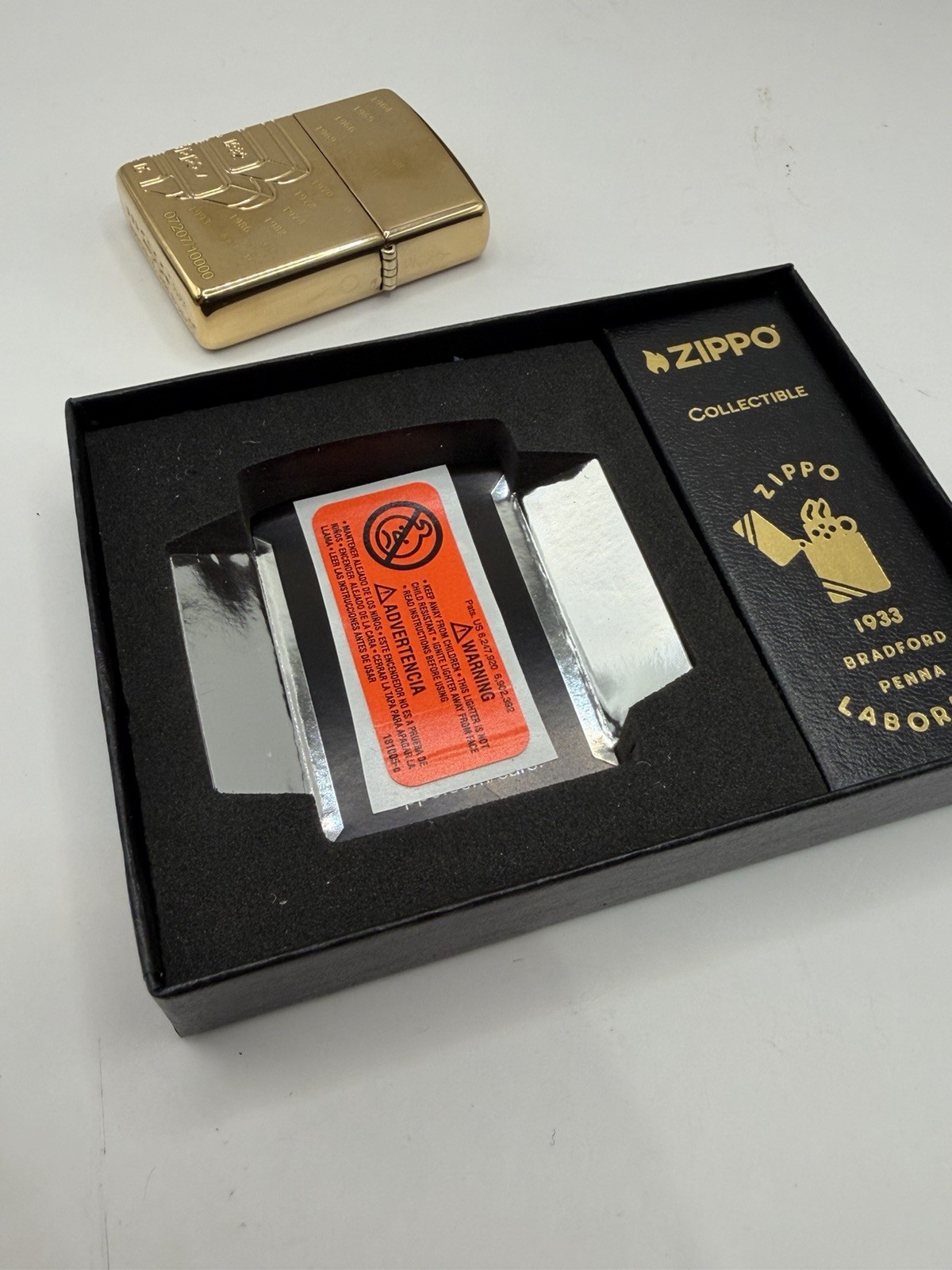Zippo lighter 2023 Founder`s Day Limited Edition Gold Plated Collectible Lighter