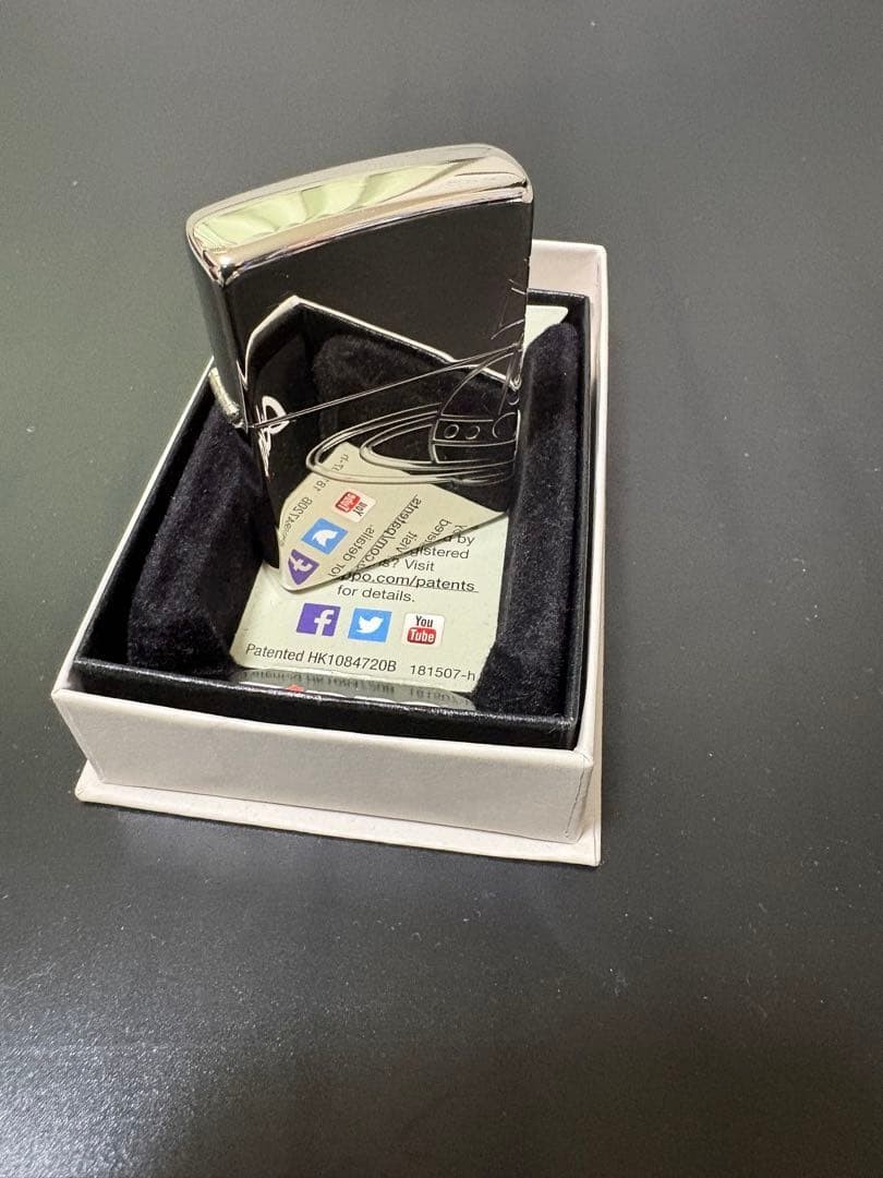 Vivienne Westwood Zippo Big Orb Logo Oil Lighter Silver w/Box Pouch Spark Tested