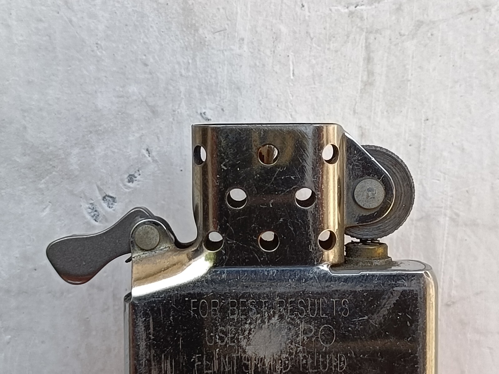 Old Vintage Rare Zippo Pocket Cigarette Lighter Made In U.S.A. Collectible