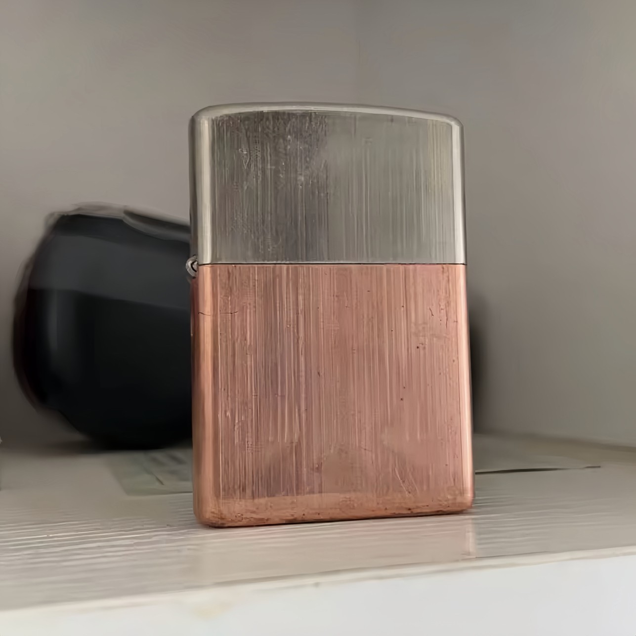 Copper Lighter Case For Zippo Lighter Inserts – Unpolished Housing