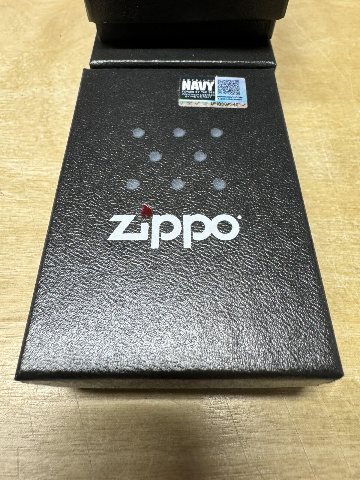 Zippo US Navy American Flag Design on Blue Lighter – 239 – New