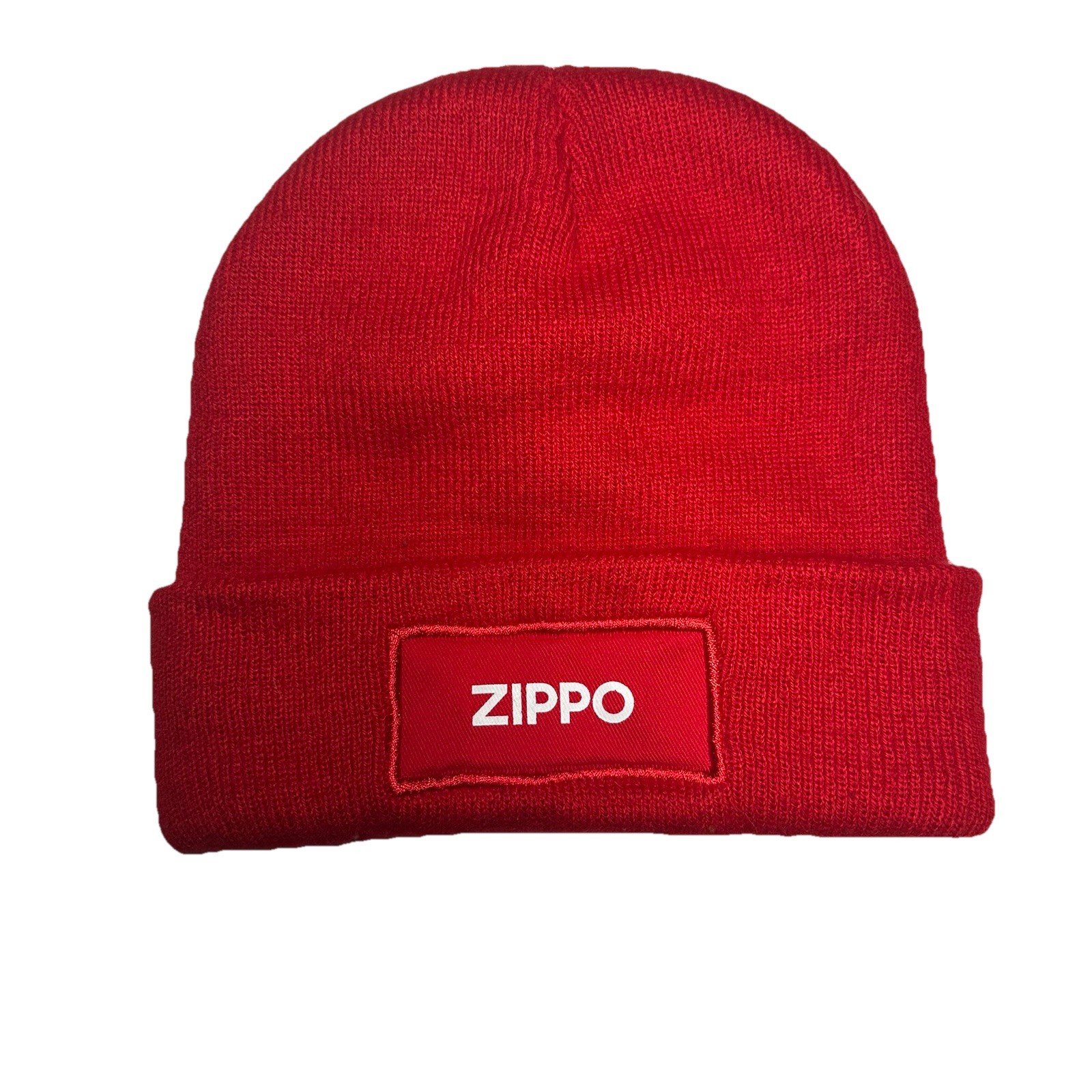 Genuine Zippo Lighter red beanie Outdoor Hi Vis Beanie Logo Beanie