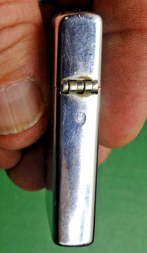Vintage Zippo Slim Lighter 1962 Pin Stripe Engraved ‚JR‘ New Flint – FREE SHIP!