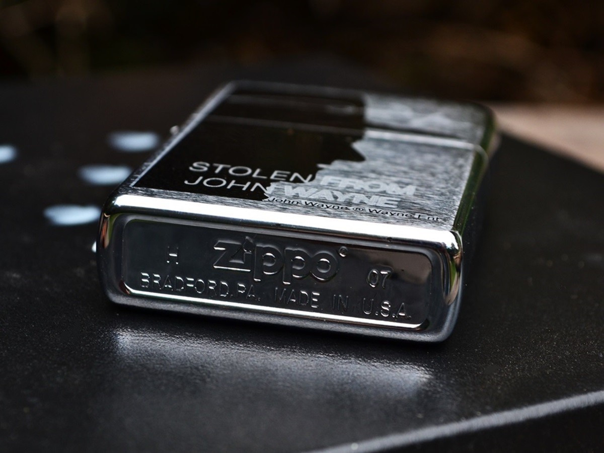 Zippo Lighter & Pouch Set – Stolen From John Wayne – Limited Edition – # 24209