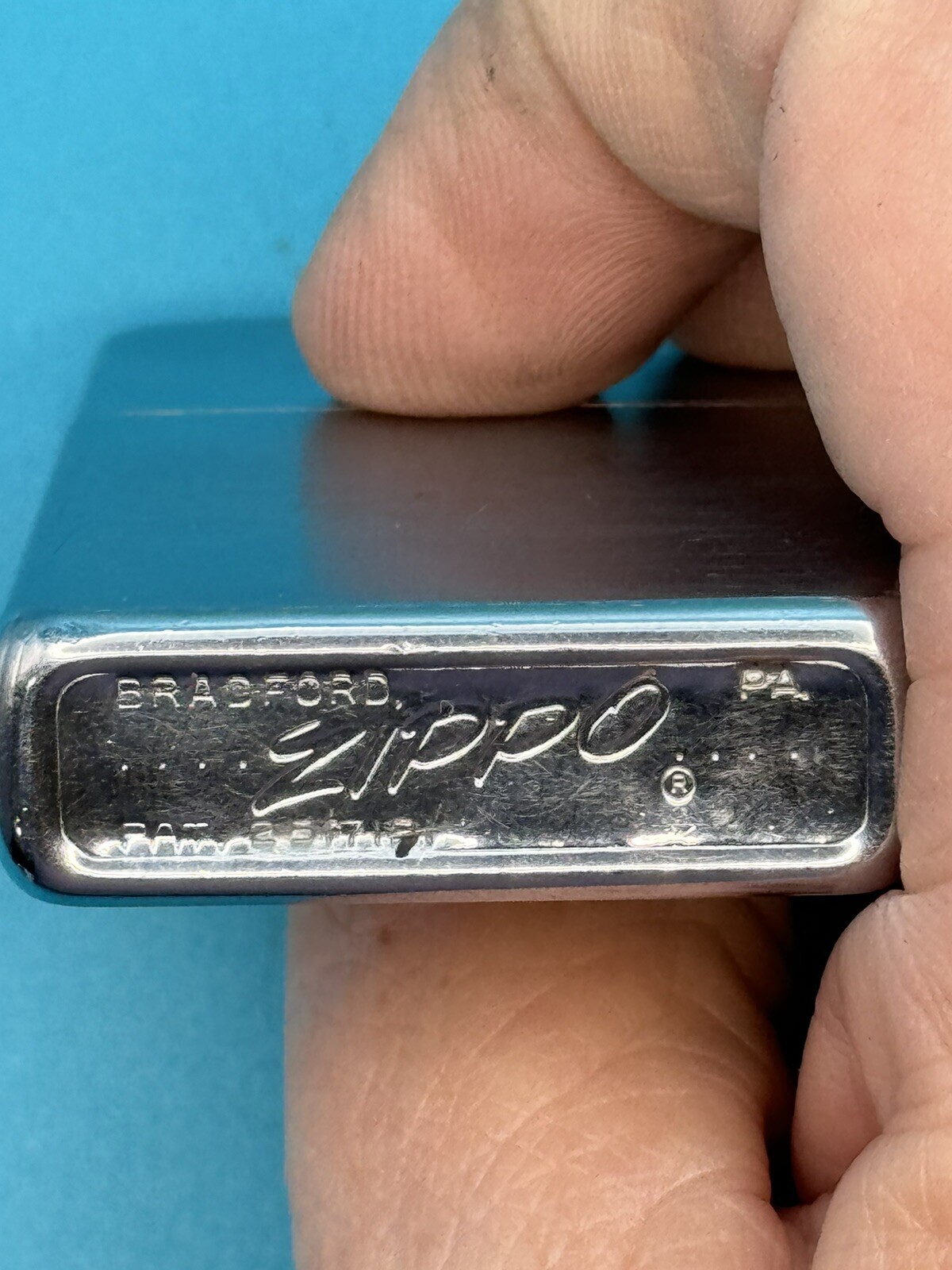 Vintage 1958 Procter & Gamble Spotlight Award Advertising Chrome Zippo Lighter