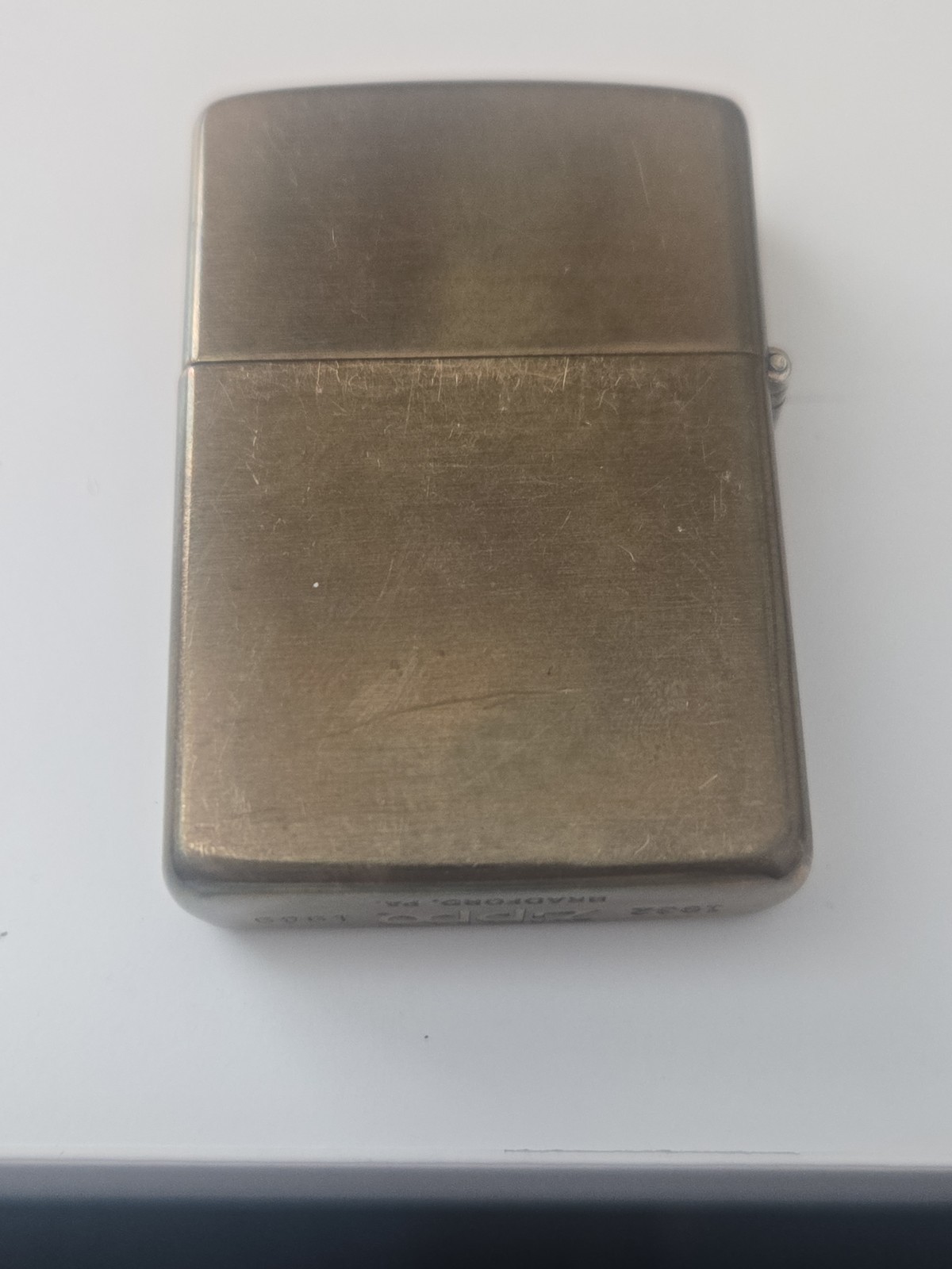 ZIPPO 1932-1989 HARLEY DAVIDSON SOLID BRASS VERY RARE VINTAGE