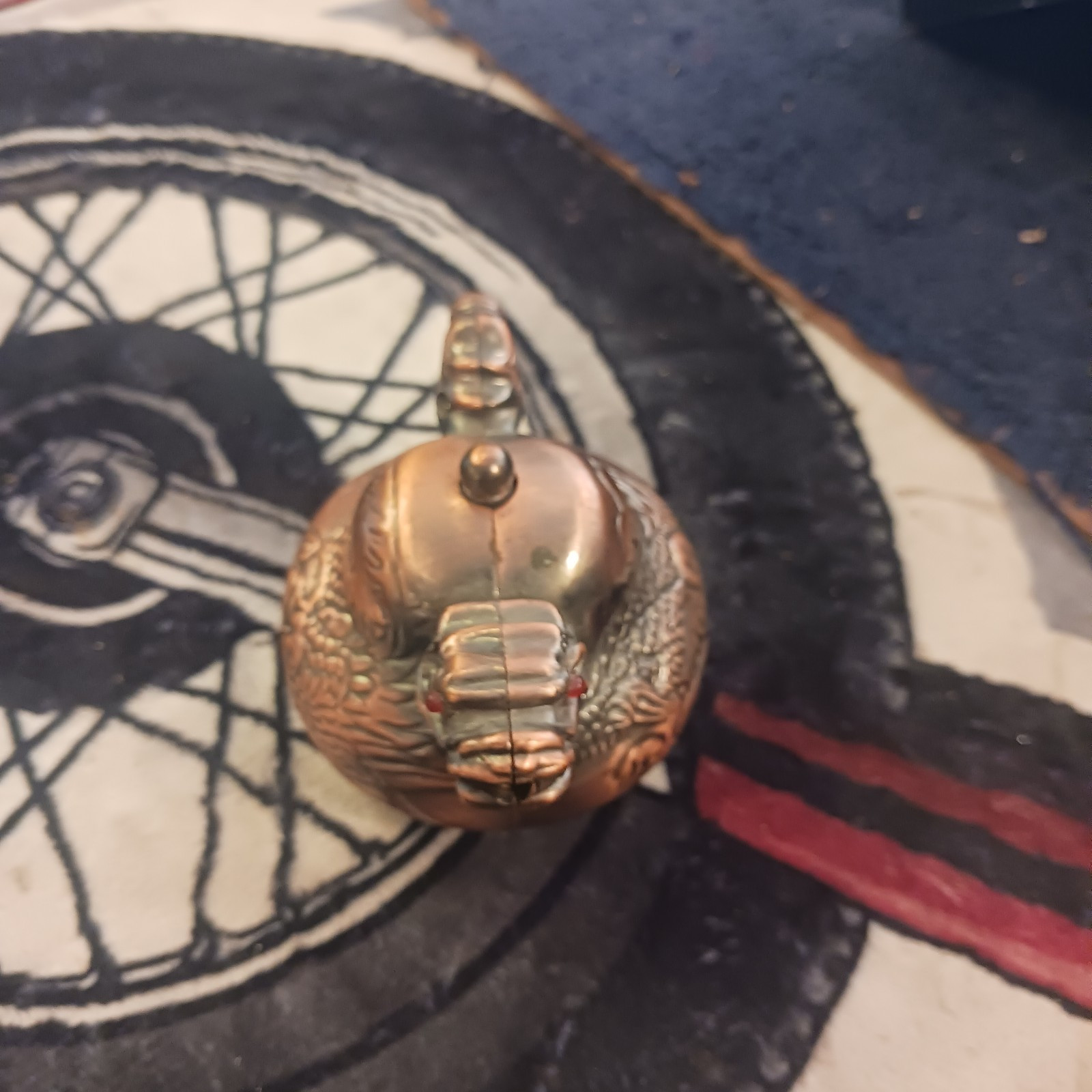 Copper Colored Chinese Dragon Lighter
