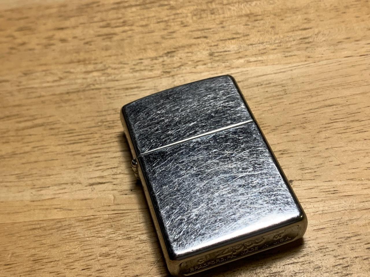 Vintage Zippo C 07- 2007 Street Chrome Lighter 1 1/2″ x 2 1/4″ USA