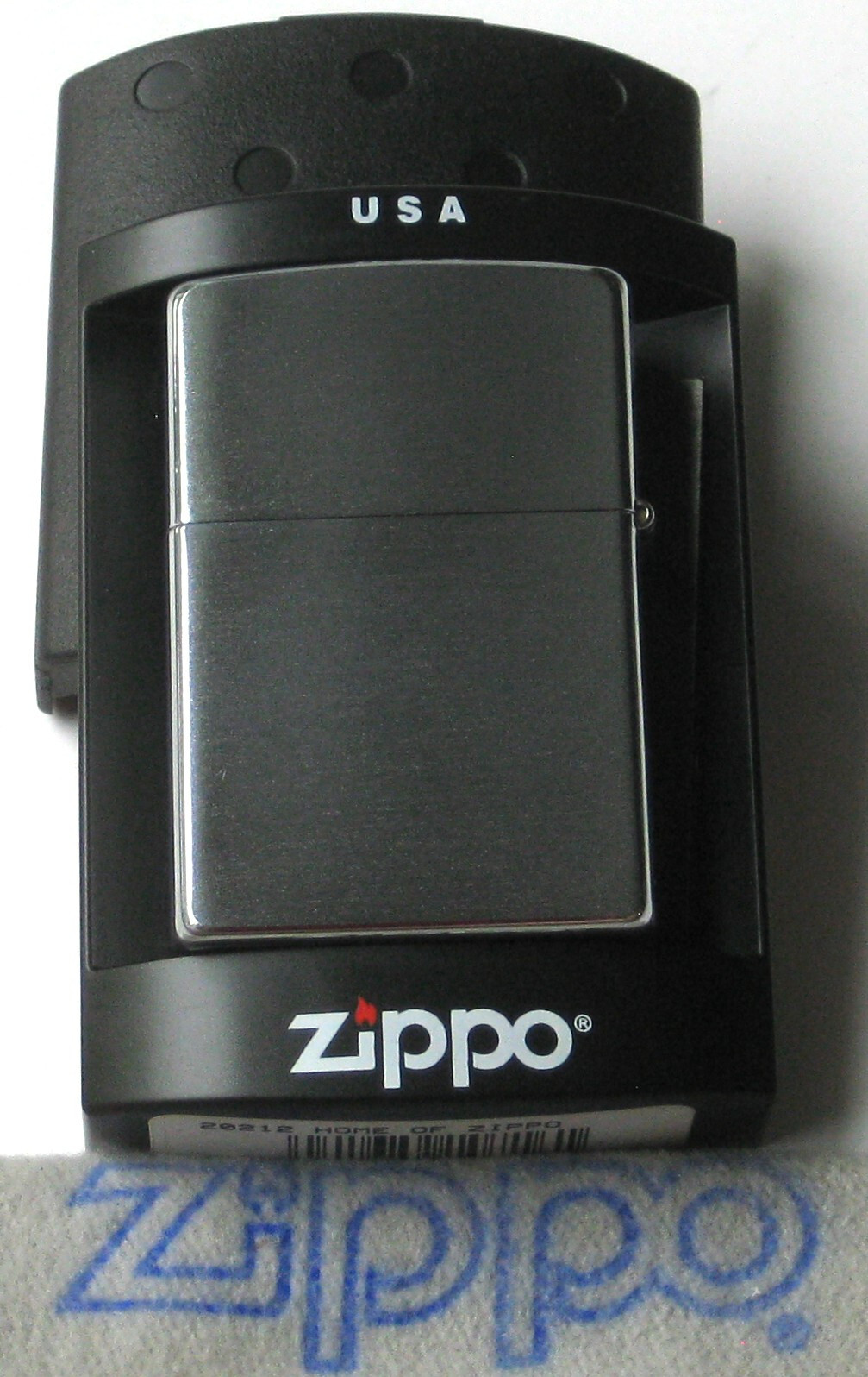 ZIPPO PREVIOUSLY COLLECTED Not Used ADVERTISING Lighter HOME OF WINDPROOF 2003