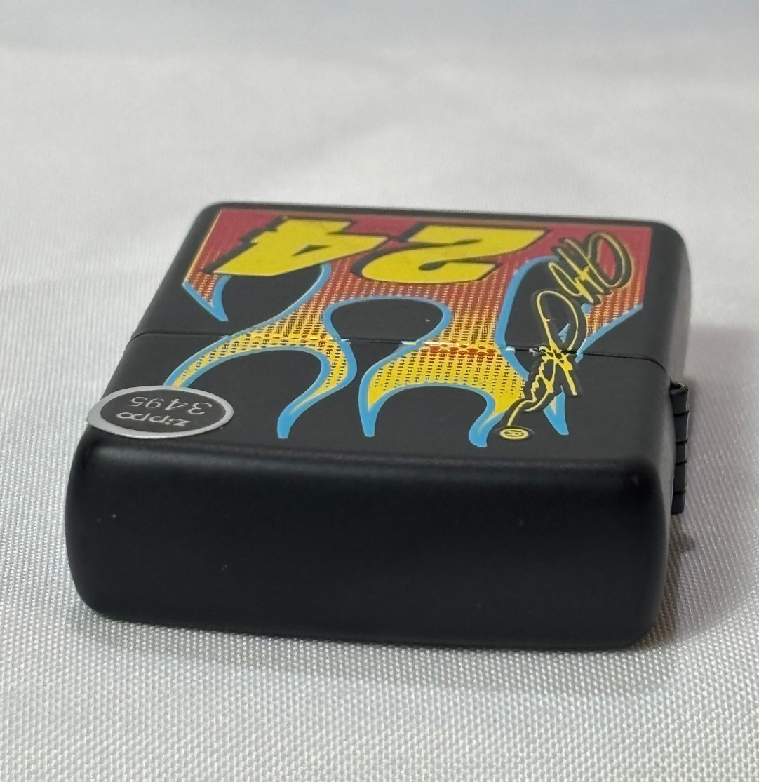 2010 Zippo Lighter JEFF GORDON #24 Nascar Flames Sticker Sealed In Tin