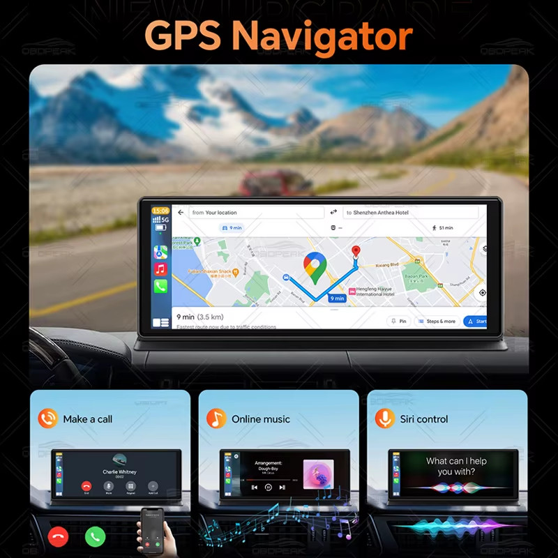 K8 Pro Front 5K Rear 1080P Dash Cam Camera 11.3″ Touch Ai Screen Carplay & Andro