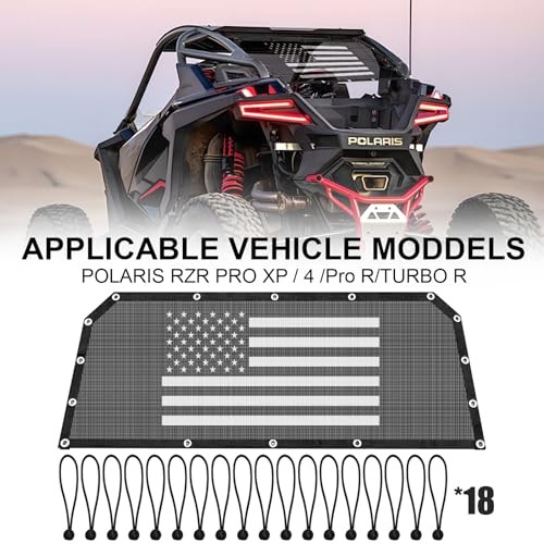 Polaris RZR PRO XP 4/Pro R/Turbo R Rear Window Net for 2020-2025