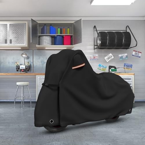Motorcycle Covers with Side Box Waterproof Outdoor for Harley Davidson 3XL