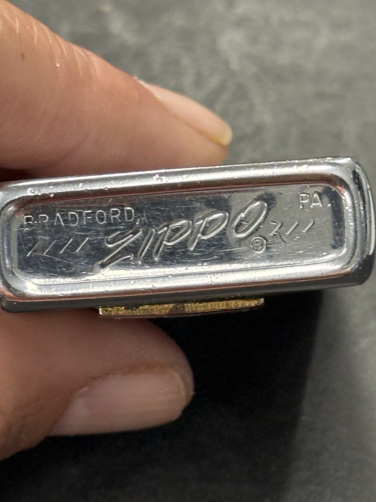 ZIPPO 1975 PURINA DOG FOOD NESTLE EMBLEM ADVERTISING LIGHTER U233