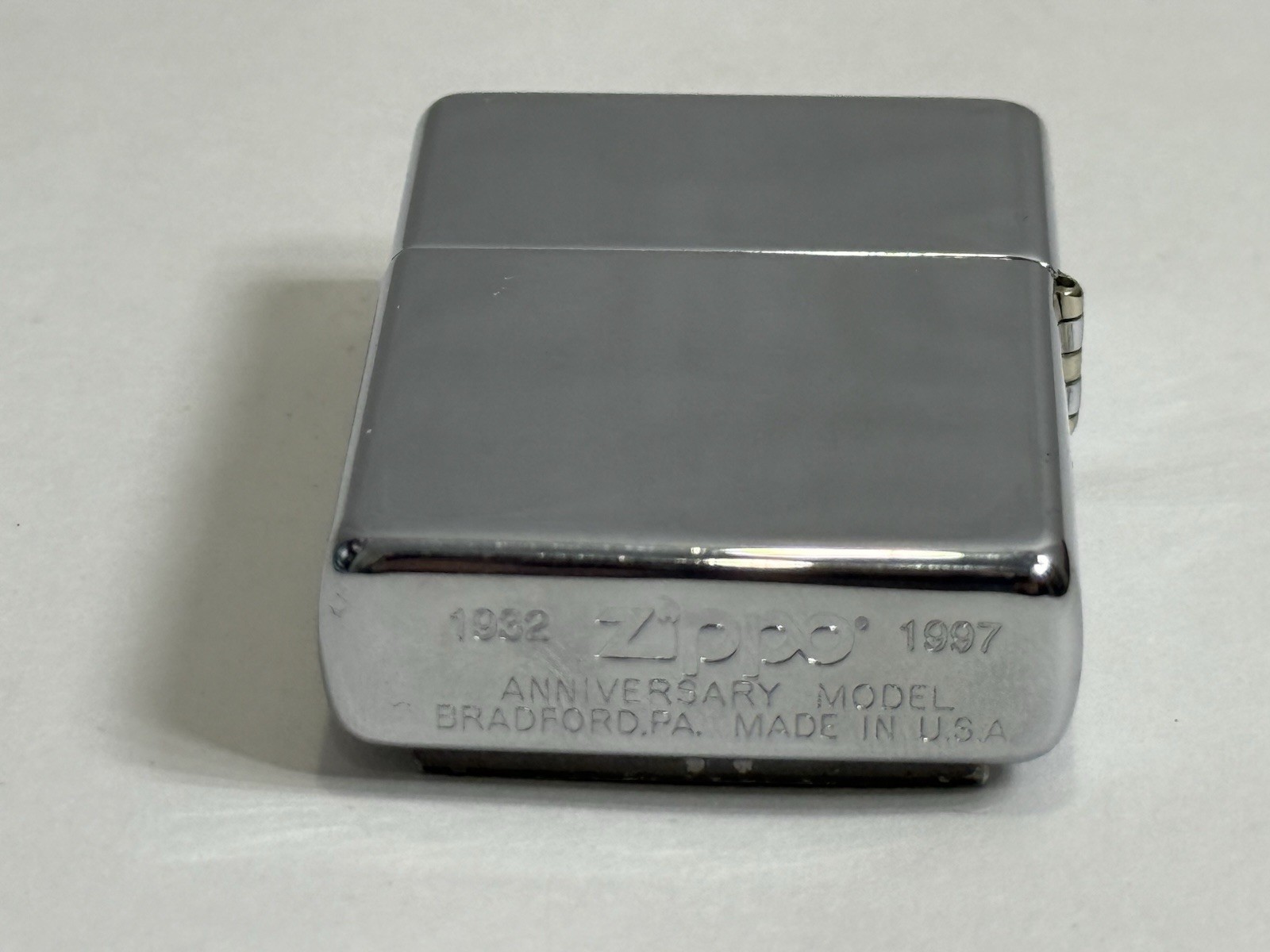Zippo Lighter 65th Anniversary Commemorative 1997 Limited Edition Collectible