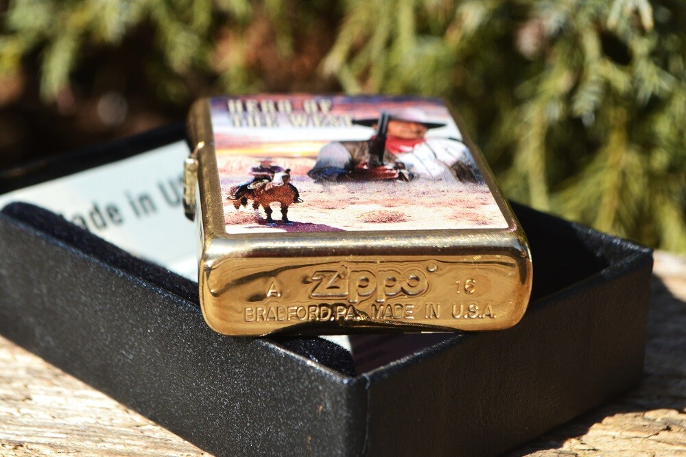 Zippo Lighter – John Wayne – Hero Of The West – The Duke – Limited Edition