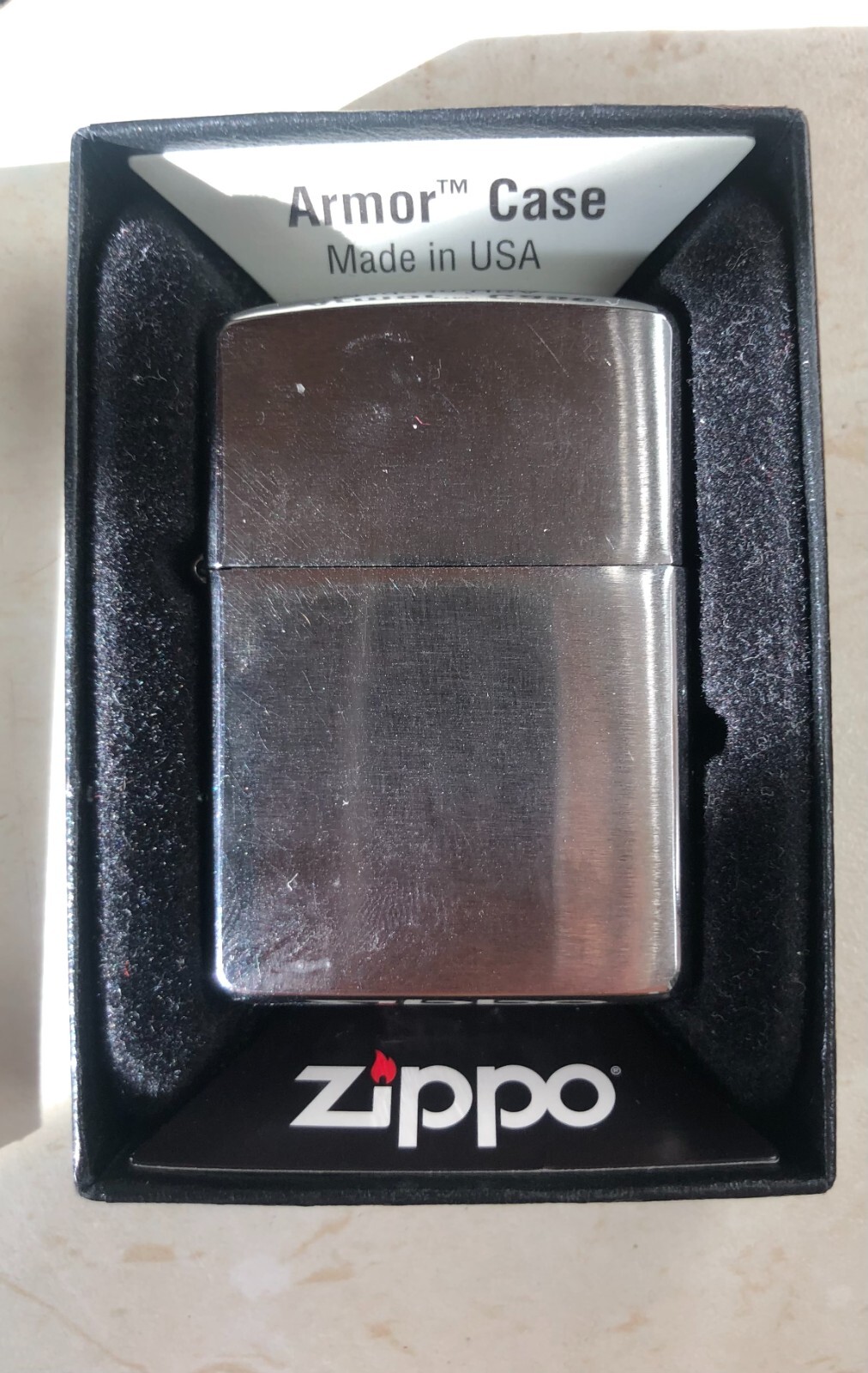 Zippo Lighter Butane Insert Torch Windproof Chrome Armored