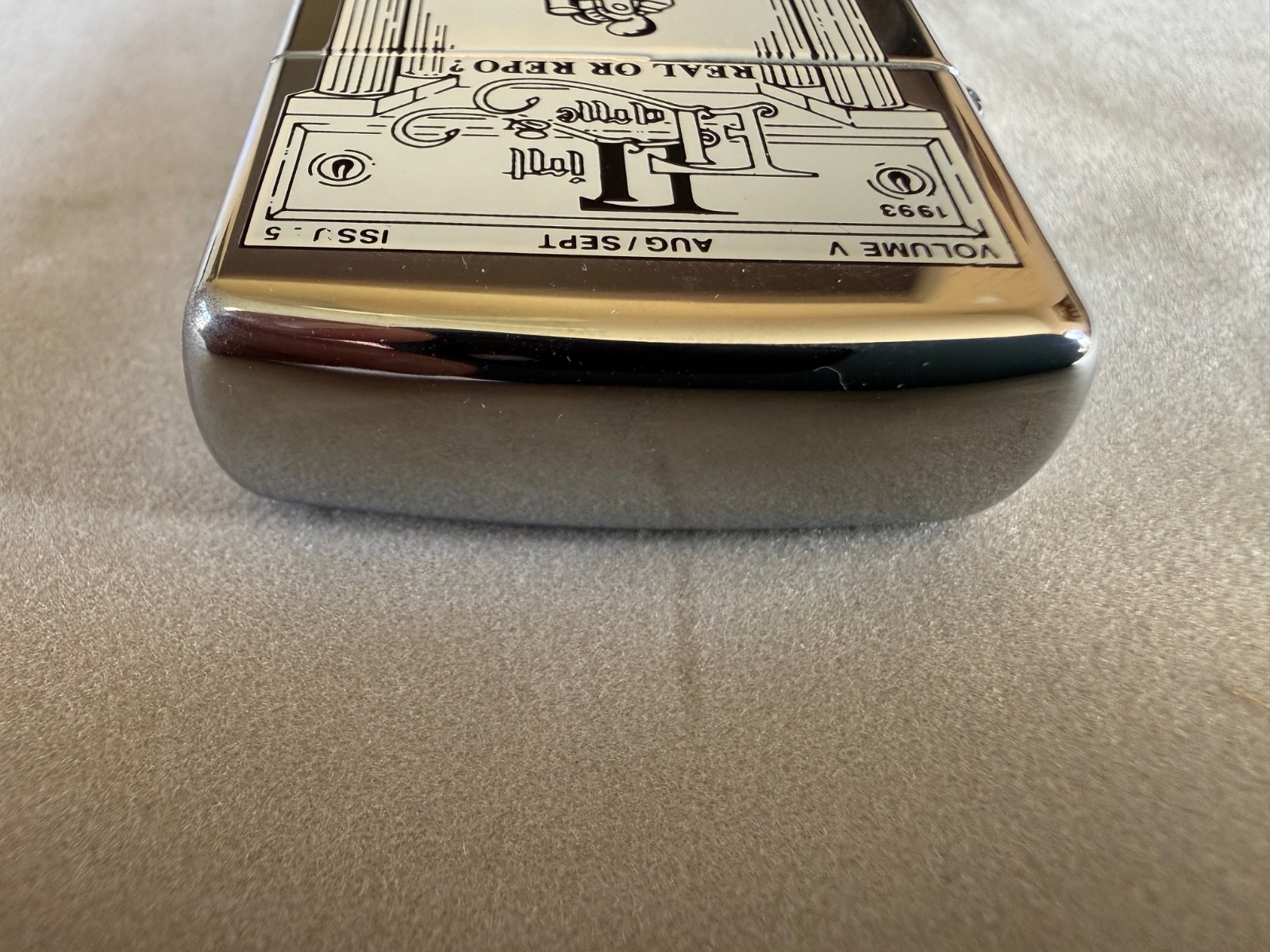 New, never fired 1997 Zippo Lighter Real or Repro/PLPG The Collectors Choice