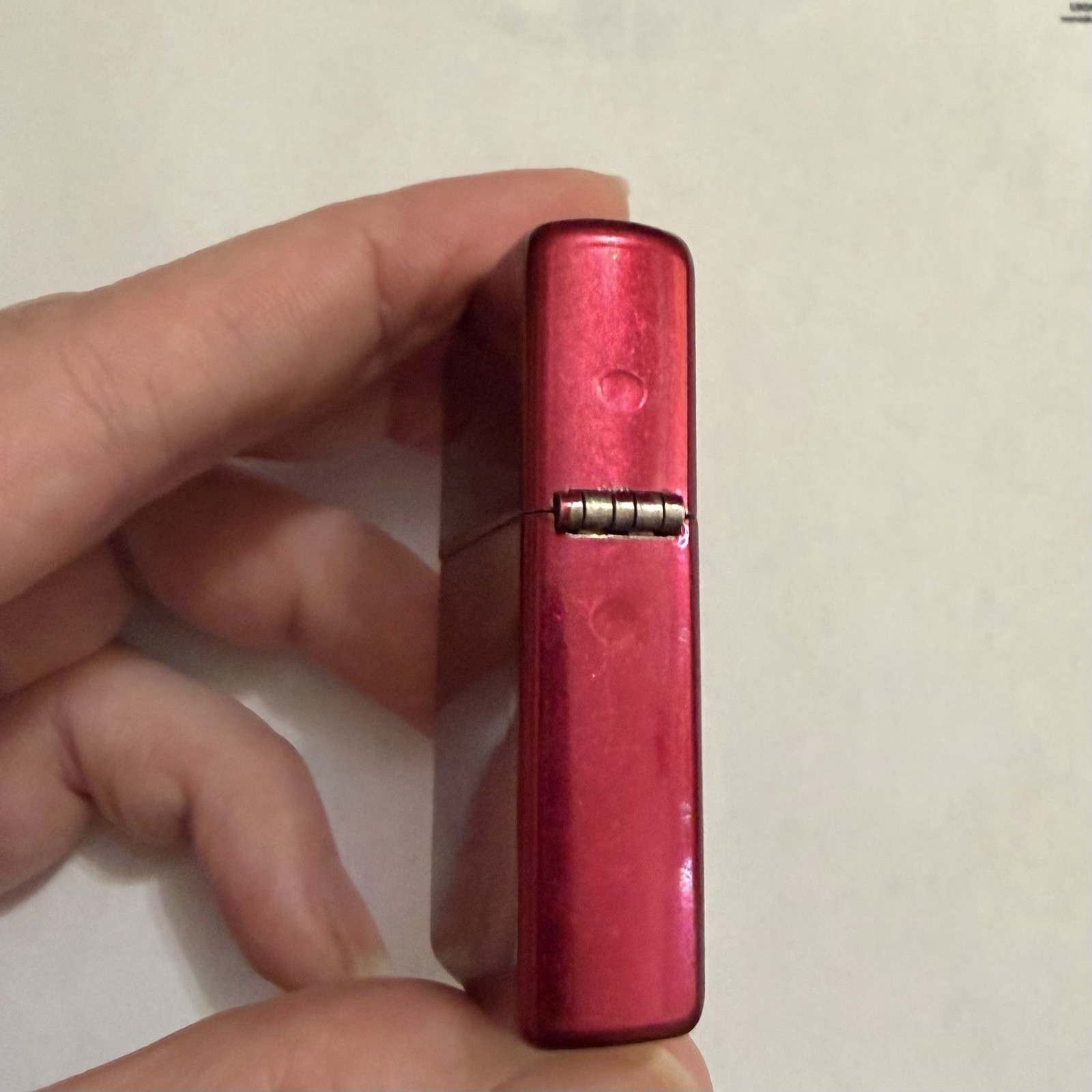 CHEVY BOWTIE ZIPPO Candy Apple Red/Black Refillable Windproof Lighter Chevrolet