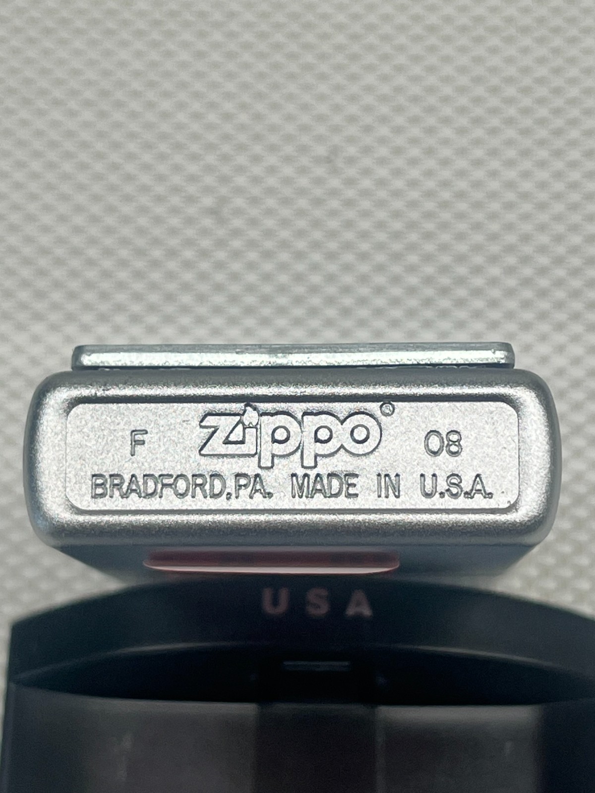 Zippo Lighter „Flag of France“ Unfired Orange Seal