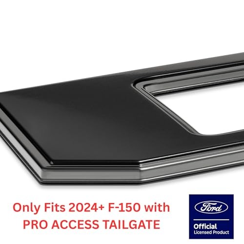 Premium Tailgate Letter Insert Kit for Pro Access – Black Chrome/Satin Black