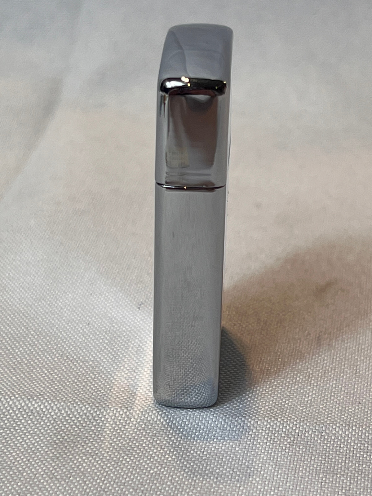 1958 Zippo Slim Lighter Fidelity Trust Company Polished Chrome In Original Box