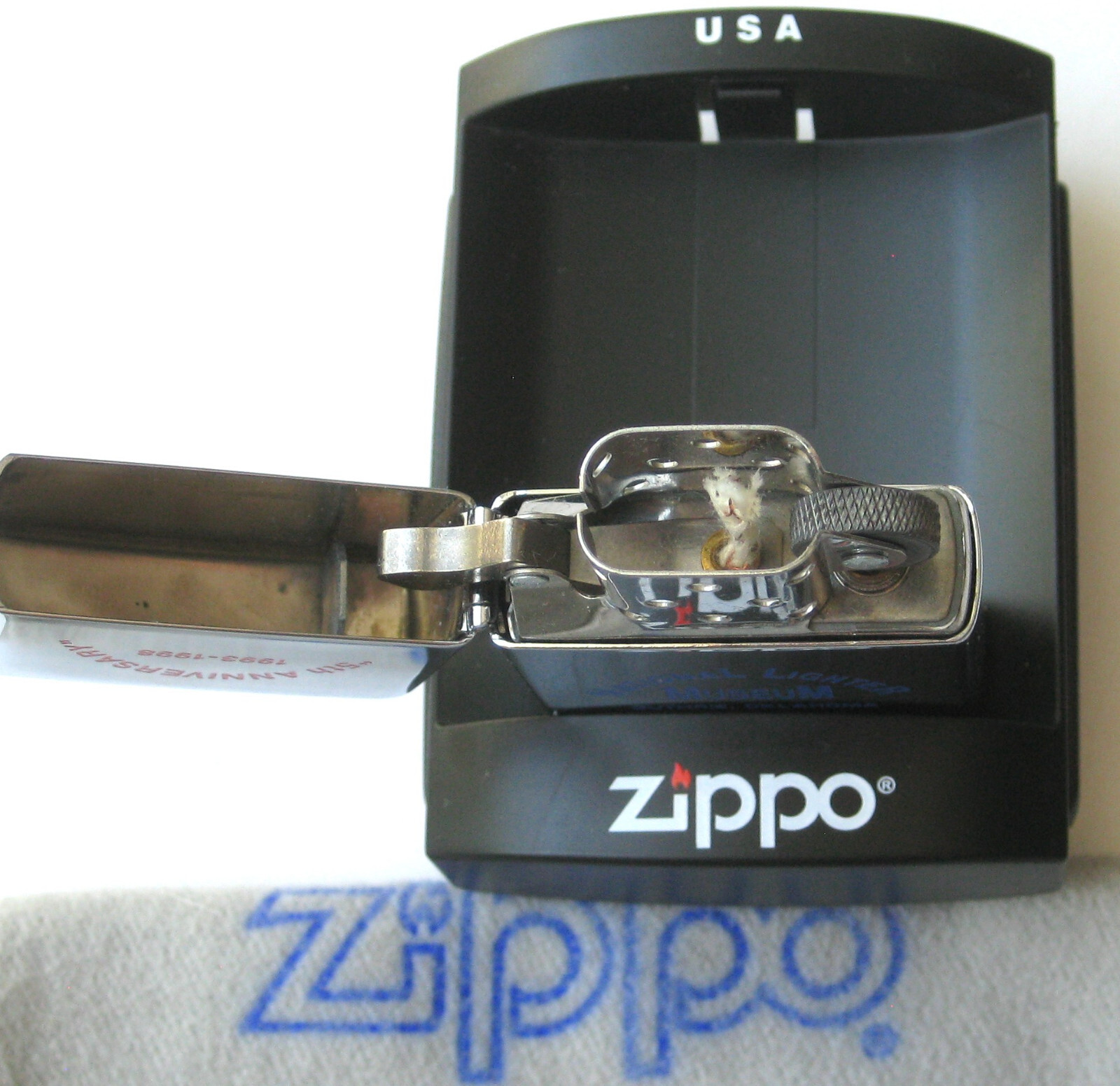 ZIPPO PREVIOUSLY COLLECTED Not Used NATIONAL LIGHTER MUSEUM Lighter GUTHRIE, OK