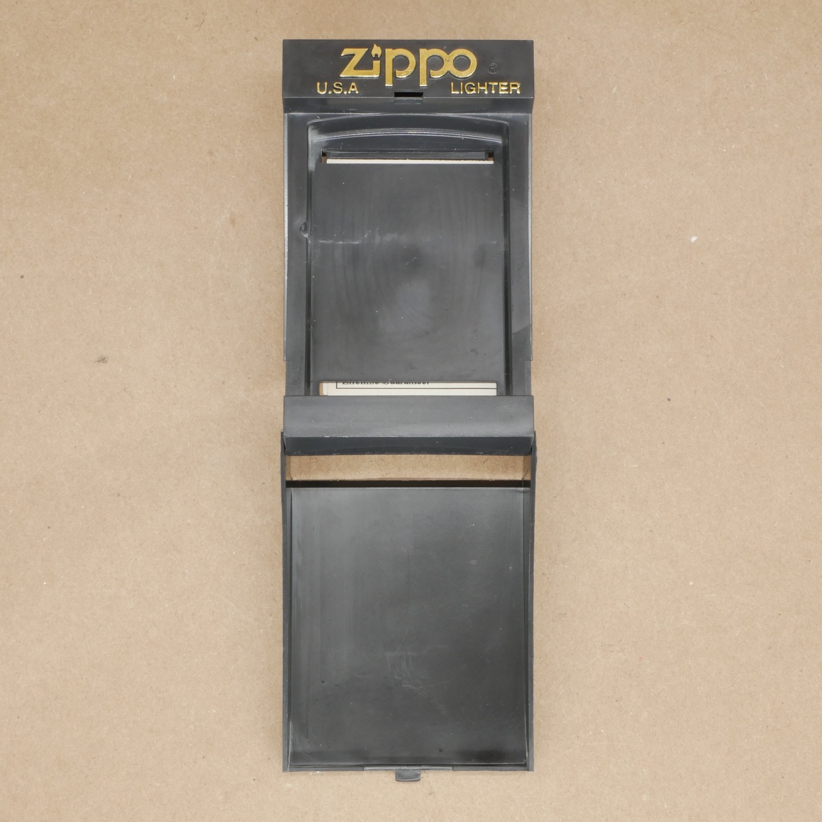 Rare Zippo CIA Central Intelligence Agency Lighter in Plastic Case