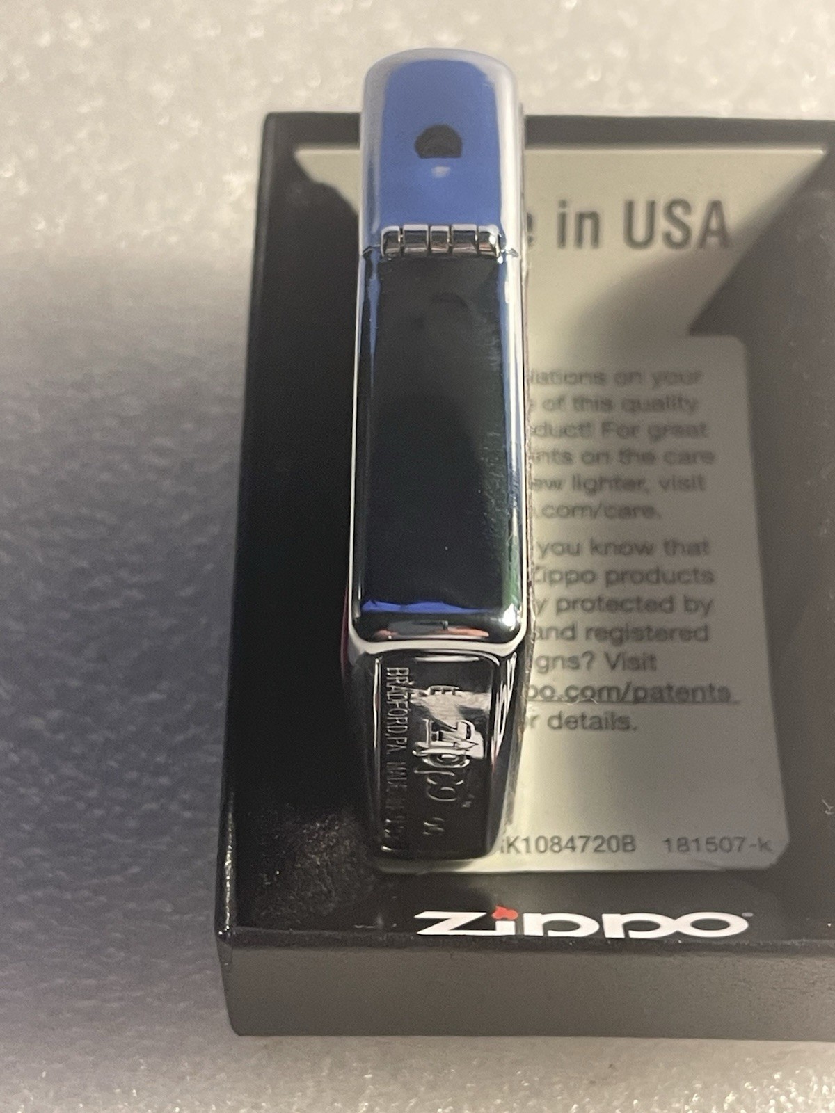 SNAP-ON TOOLS ZIPPO LIGHTER DATE CODED E-06 ORANGE SEAL INTACT RARE NEW IN BOX
