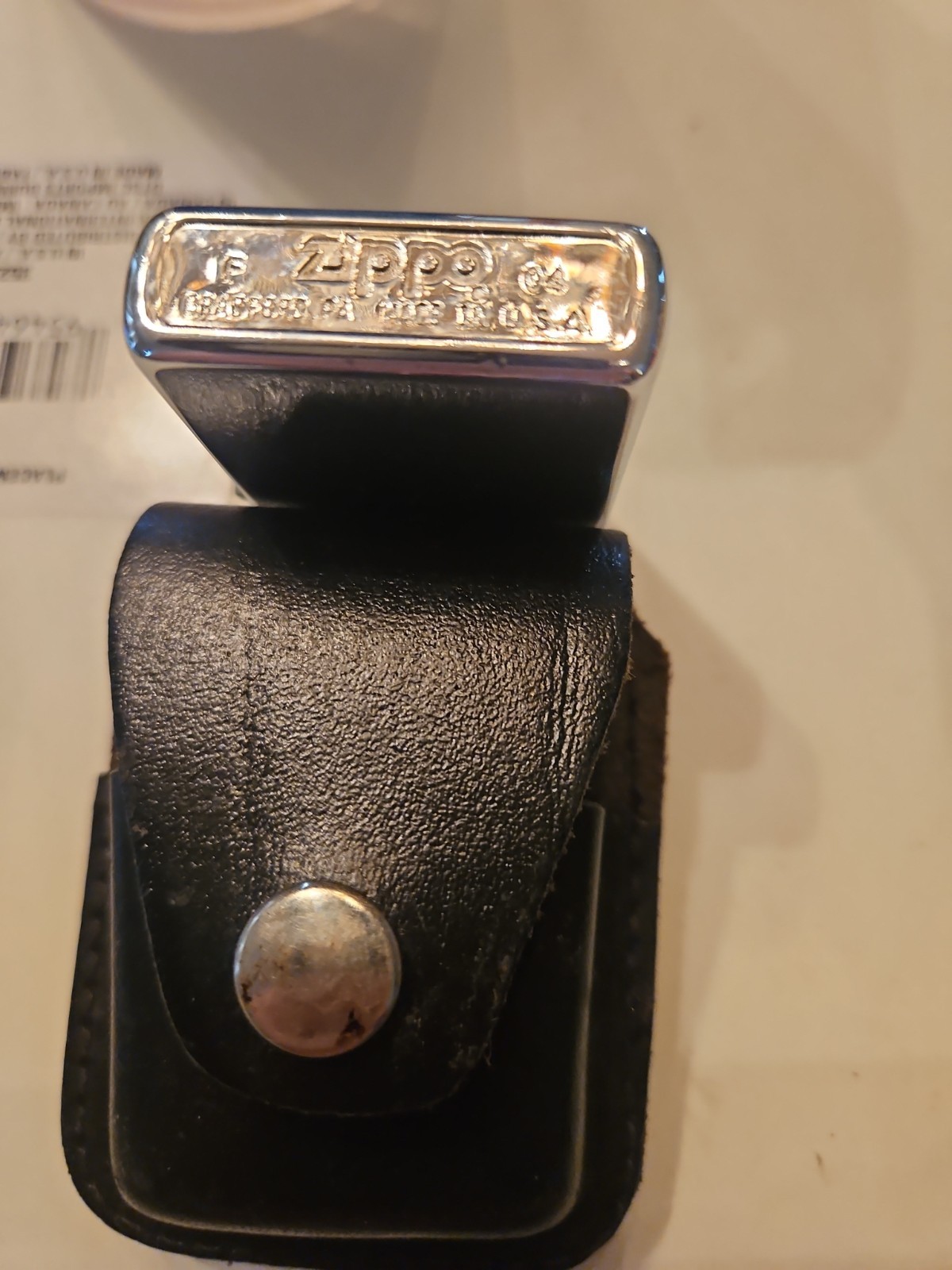 #20838. ZIPPO ,MORNING AFTER NEW IN PLASTIC CASE. RETIRED 2005 PERFECT CONDITION