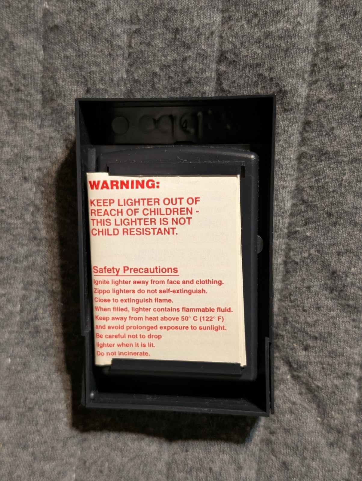1998 # 200 KUHBA UNFIRED Zippo Lighter In Box