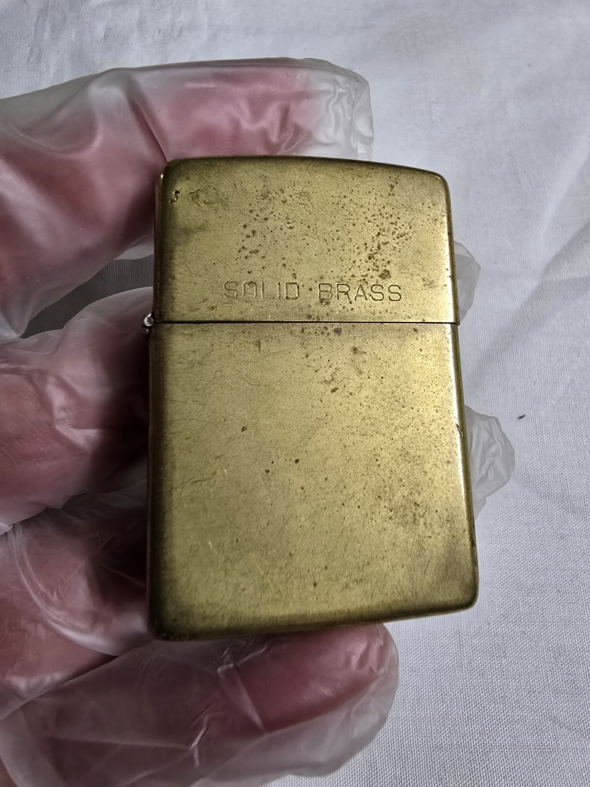 Zippo 1932-1990 Commemorative Solid Brass Lighter. RARE