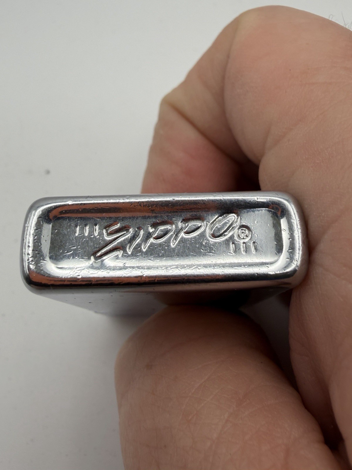 Vintage 1968 Windsor Canadian HP Chrome Slim Zippo Lighter New ***READ