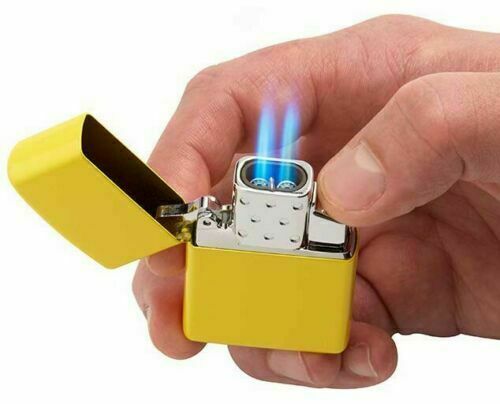 Zippo Don’t Tread on Me Street Chrome Butane Insert Double ZIPPO