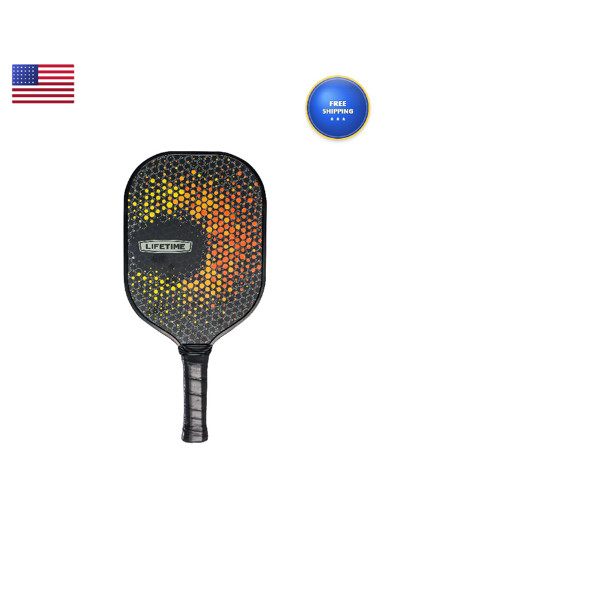 Lifetime Pickleball Paddle Graphite Surface Honeycomb Core Comfort Cover Single