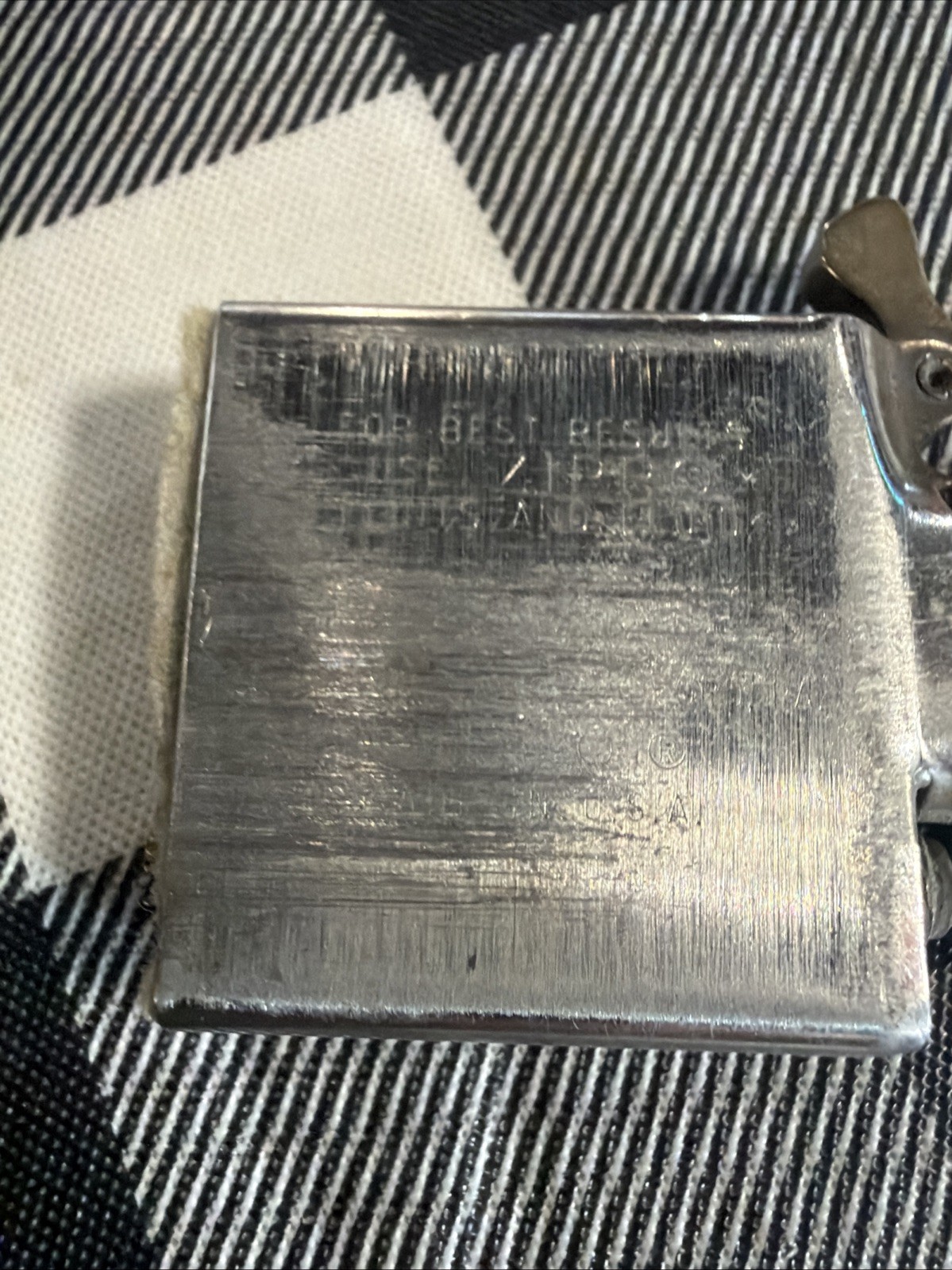 2 Vintage Lighters ZIPPO Made In U.S.A. Bradford PA