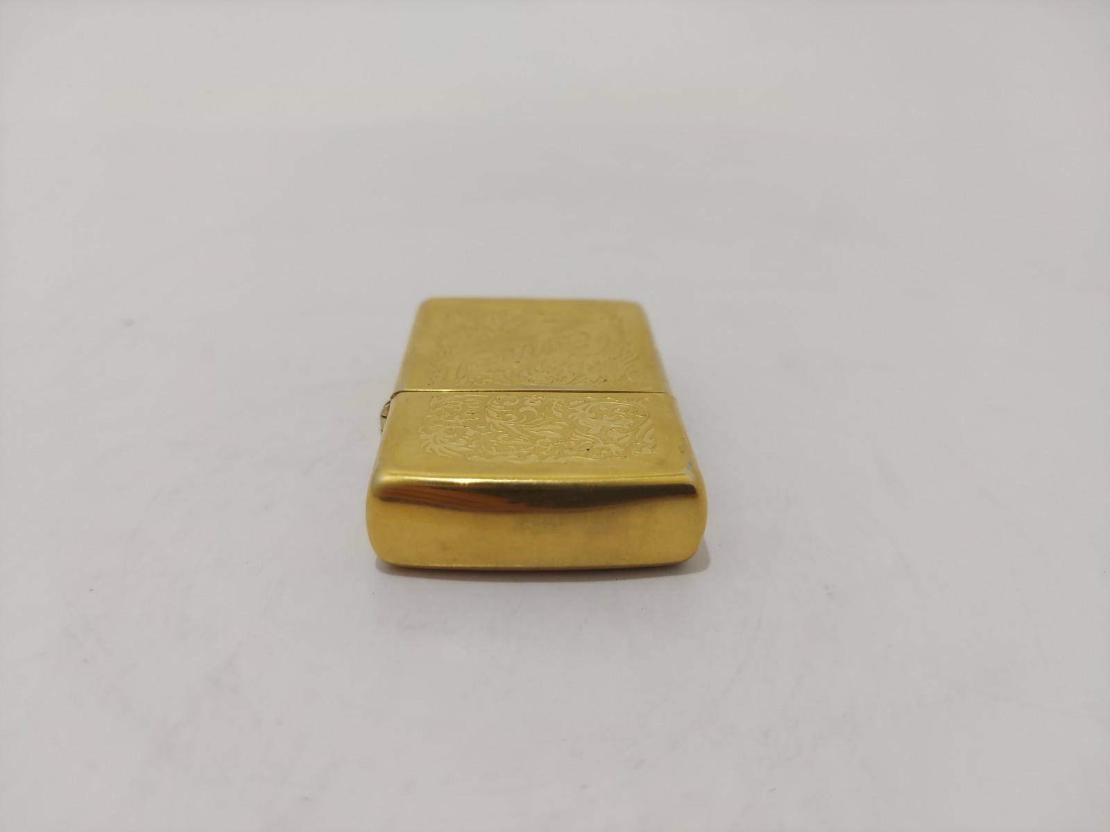 Zippo Western Camel Double Sided 22k Gold Plated Lighter 1996 Preowned