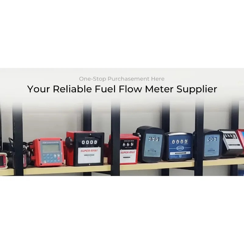 M50 Portable Positive Displacement Gas/Petrol Fuel Flow Meter 2-Inch True Gravit