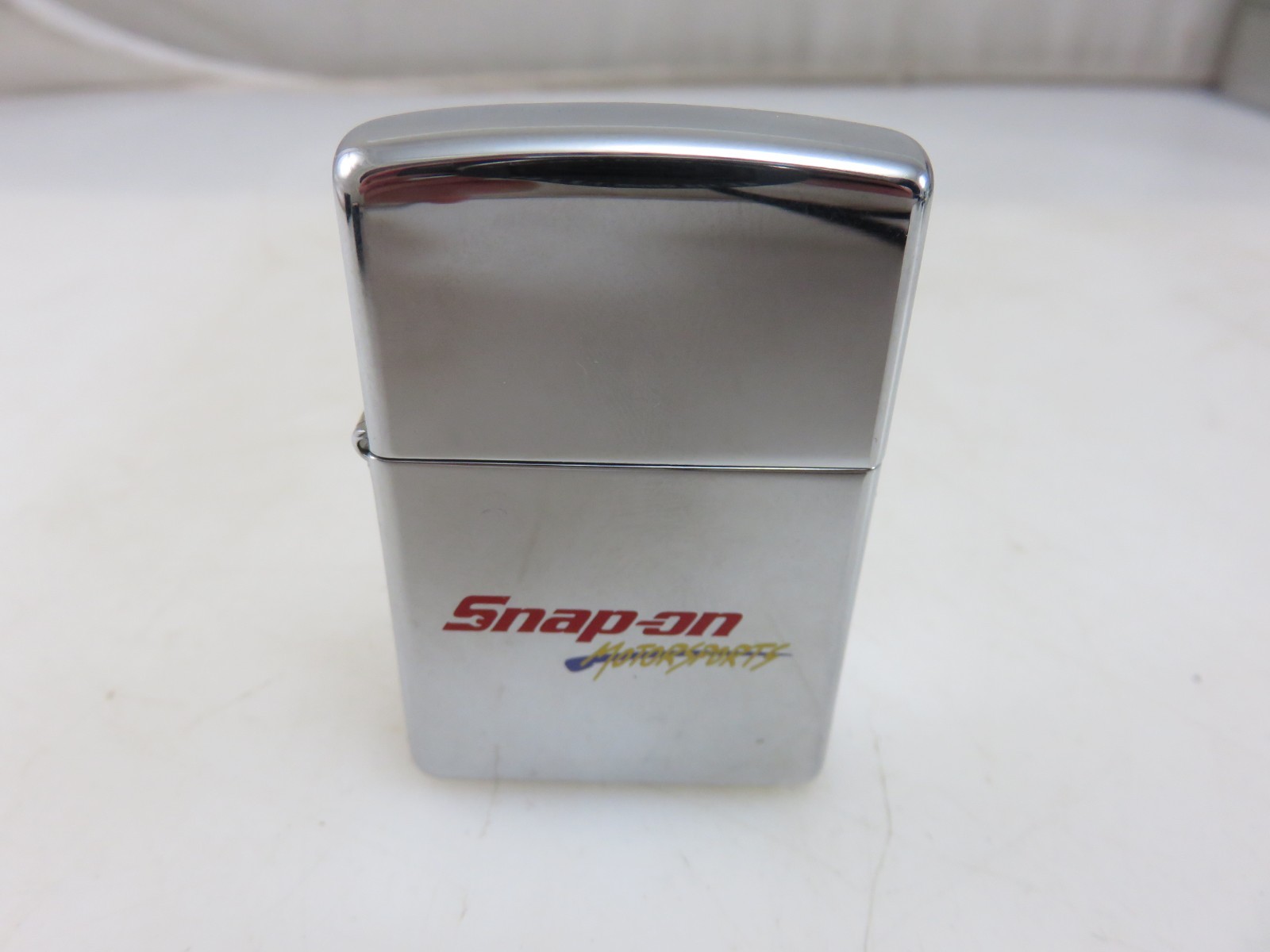 Zippo Lighter Snap-On Tools Motorsports CHROME NEW OLD STOCK 1997