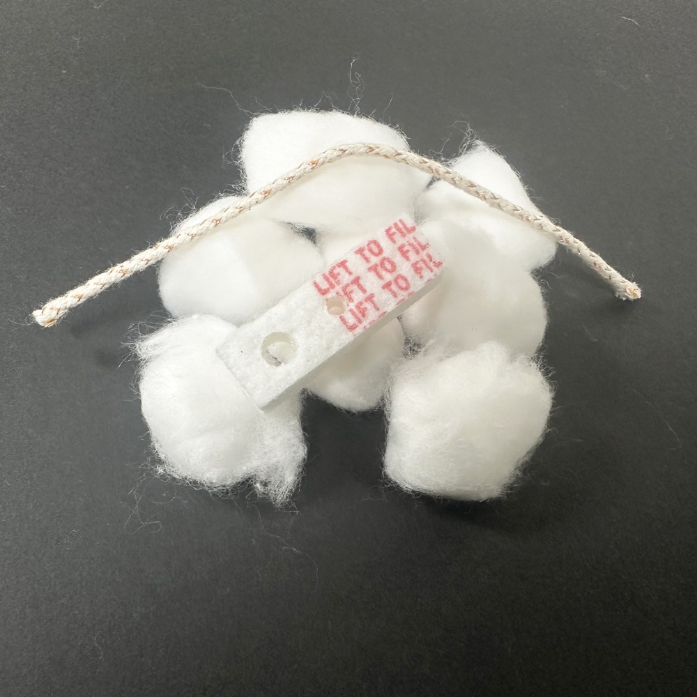 For Zippo lighters, Repair Parts 2 Cotton kits; Cotton wadding + felt pad + wick