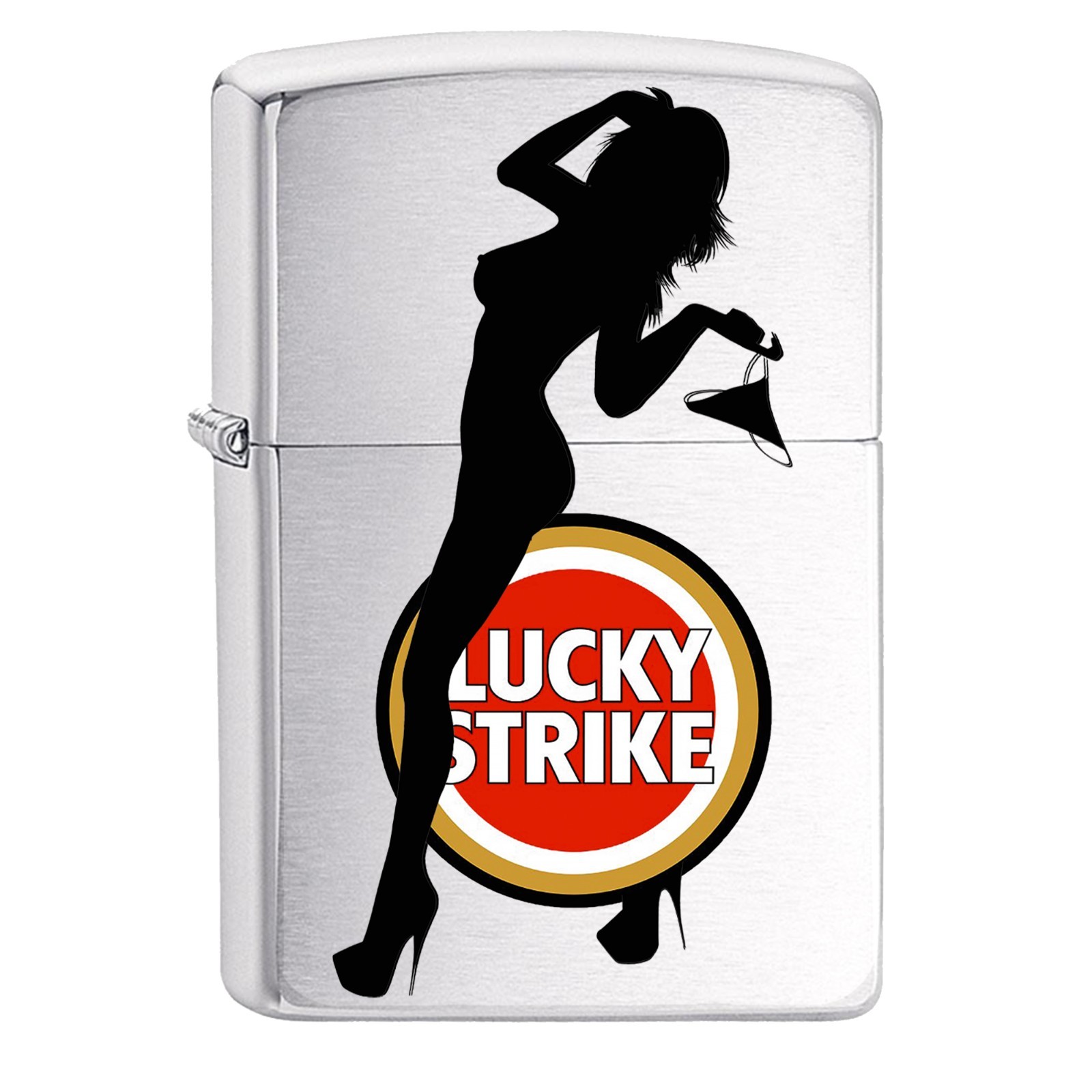 ZIPPO Lucky Strike Anime Girl Lighter: fine art and graphic design